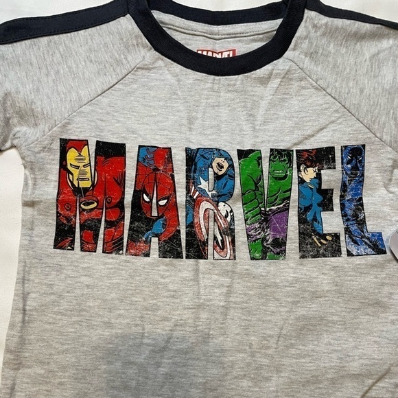 🐶🐶🐶NWT Boys Marvel size 12 months gray t-shirt🐶🐶🐶 - Picture 2 of 4